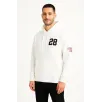Erkek Kapşonlu Sweatshirt – Üç İplik Şardonlu Kumaş, Oversize Fit, Ön & Arka Baskılı, Kanguru Cepli, Kışlık Rahat Hoodie - Beyaz Erkek Kapşonlu Sweatshirt – Üç İplik Şardonlu Kumaş, Oversize Fit, Ön & Arka Baskılı, Kanguru Cepli, Kışlık Rahat Hoodie - Beyaz