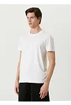Unisex Basic Bisiklet Yaka Regular T-shirt - Beyaz