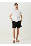 Unisex Basic Bisiklet Yaka Regular T-shirt - Beyaz