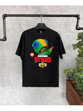 Unisex Baskılı Kısa Kol Çocuk T-Shirt - Siyah Unisex Baskılı Kısa Kol Çocuk T-Shirt - Siyah