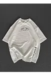 Unisex Baskılı Oversize T-shirt - Beyaz
