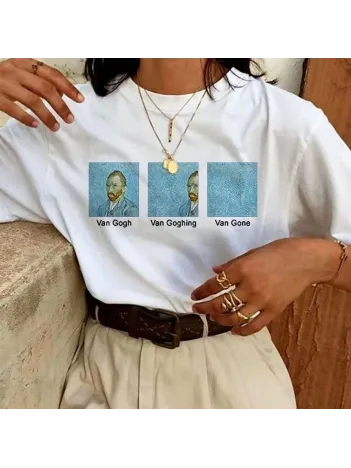 Unisex Baskılı Oversize T-Shirt - Beyaz Unisex Baskılı Oversize T-Shirt - Beyaz