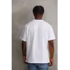 Unisex Baskılı Oversize T-Shirt - Beyaz Unisex Baskılı Oversize T-Shirt - Beyaz
