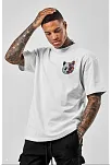 Unisex Baskılı Oversize T-shirt - Beyaz