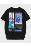 Unisex Baskılı Oversize T-shirt - Siyah