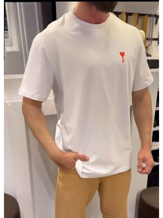 Unisex Bisiklet Yaka Baskılı Oversize T-Shirt - Beyaz Unisex Bisiklet Yaka Baskılı Oversize T-Shirt - Beyaz