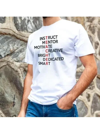 Unisex Bisiklet Yaka Baskılı Oversize T-shirt - Beyaz Unisex Bisiklet Yaka Baskılı Oversize T-shirt - Beyaz