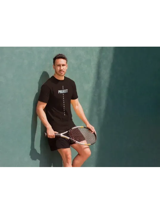 Unisex Bisiklet Yaka Baskılı Oversize T-Shirt - Siyah Unisex Bisiklet Yaka Baskılı Oversize T-Shirt - Siyah