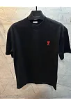 Unisex Bisiklet Yaka Baskılı Oversize T-shirt - Siyah
