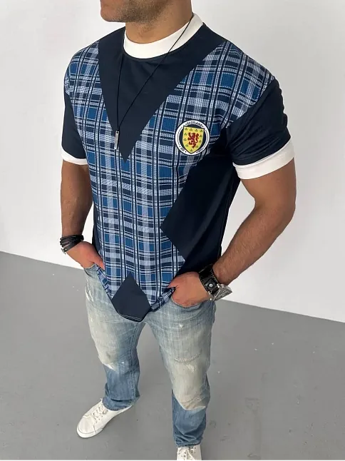 Unisex Bisiklet Yaka Baskılı Oversize T-shirt - Siyah