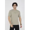 Unisex Bisiklet Yaka Slim fit T-Shirt- Açık Yeşil Unisex Bisiklet Yaka Slim fit T-Shirt- Açık Yeşil