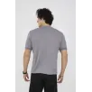 Unisex Bisiklet Yaka Slim fit T-Shirt- Gri Unisex Bisiklet Yaka Slim fit T-Shirt- Gri