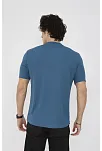 Unisex Bisiklet Yaka Slim Fit T-shirt- Turkuaz