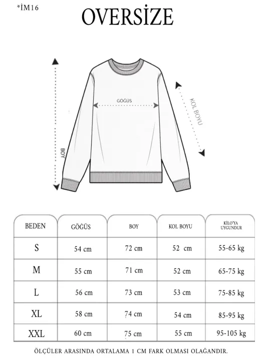 Unisex Bisiklet Yaka Ön Ve Arka Baskılı SweatShirt - Siyah Unisex Bisiklet Yaka Ön Ve Arka Baskılı SweatShirt - Siyah