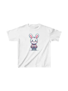 Unisex Çocuk Baskılı T-shirt - Beyaz