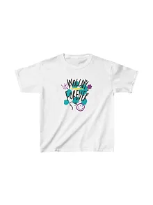 Unisex Çocuk Baskılı T-shirt - Beyaz