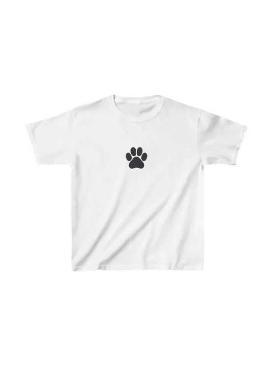 Unisex Çocuk Baskılı T-shirt - Beyaz