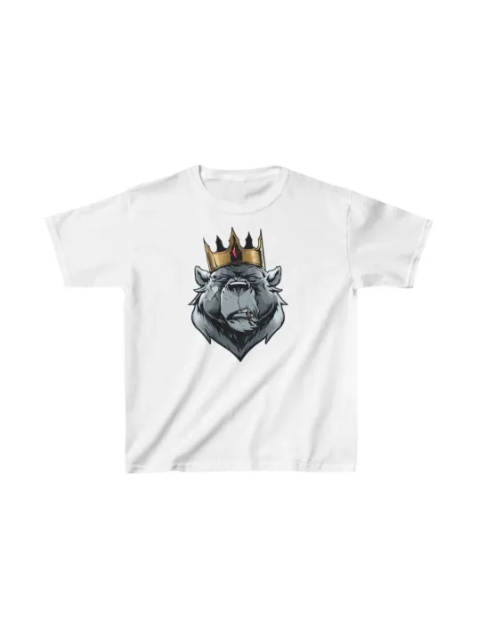 Unisex Çocuk Baskılı T-shirt - Beyaz