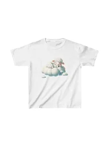 Unisex Çocuk Baskılı T-shirt - Beyaz