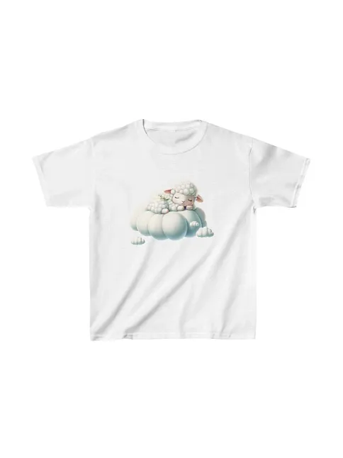 Unisex Çocuk Baskılı T-shirt - Beyaz