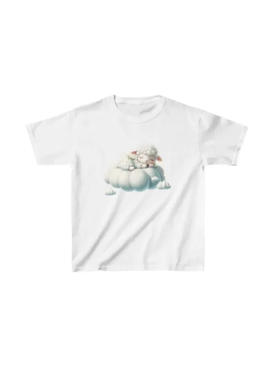 Unisex Çocuk Baskılı T-shirt - Beyaz