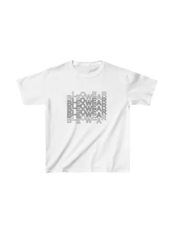 Unisex Çocuk Baskılı T-shirt - Beyaz