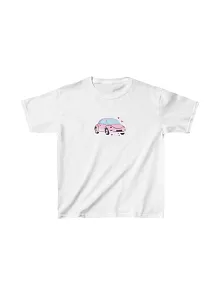 Unisex Çocuk Baskılı T-shirt - Beyaz