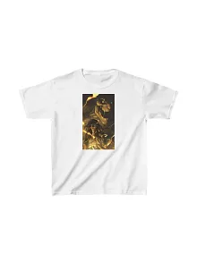 Unisex Çocuk Baskılı T-shirt - Beyaz