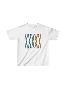 Unisex Çocuk Baskılı T-shirt - Beyaz