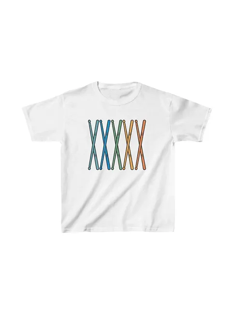 Unisex Çocuk Baskılı T-shirt - Beyaz
