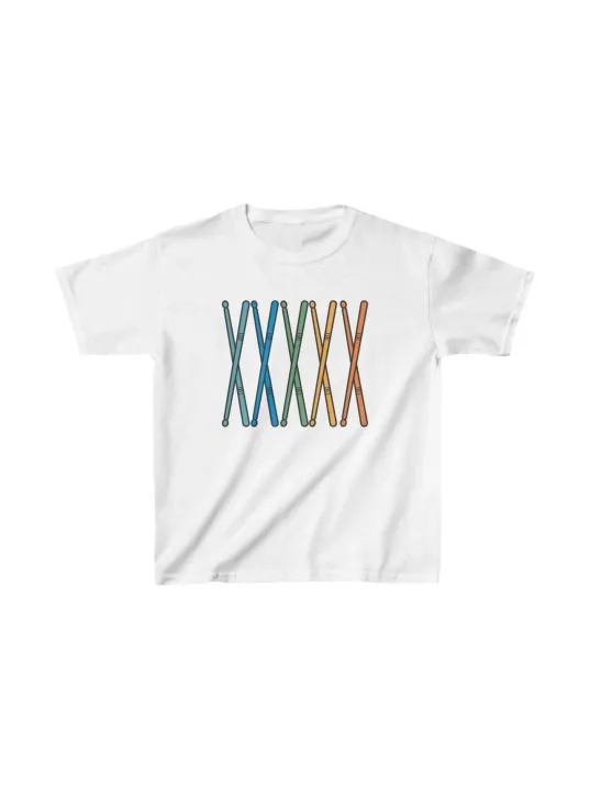 Unisex Çocuk Baskılı T-shirt - Beyaz