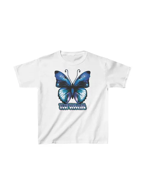 Unisex Çocuk Baskılı T-shirt - Beyaz