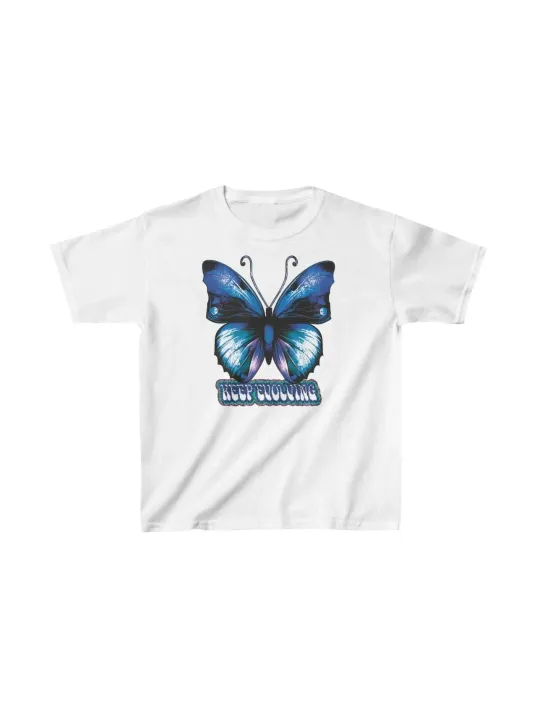 Unisex Çocuk Baskılı T-shirt - Beyaz