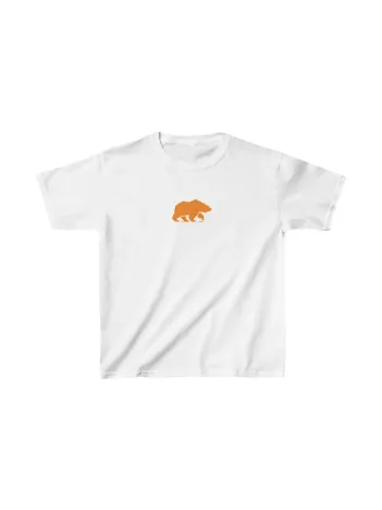 Unisex Çocuk Baskılı T-shirt - Beyaz