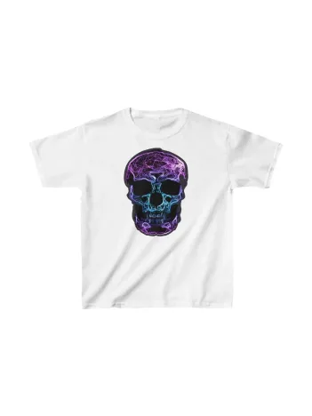 Unisex Çocuk Baskılı T-shirt - Beyaz