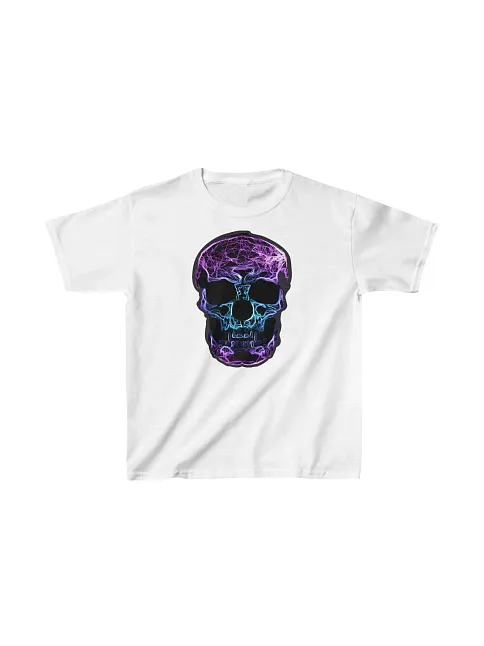 Unisex Çocuk Baskılı T-shirt - Beyaz