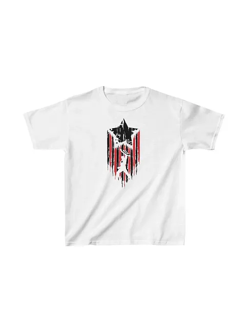Unisex Çocuk Baskılı T-shirt - Beyaz