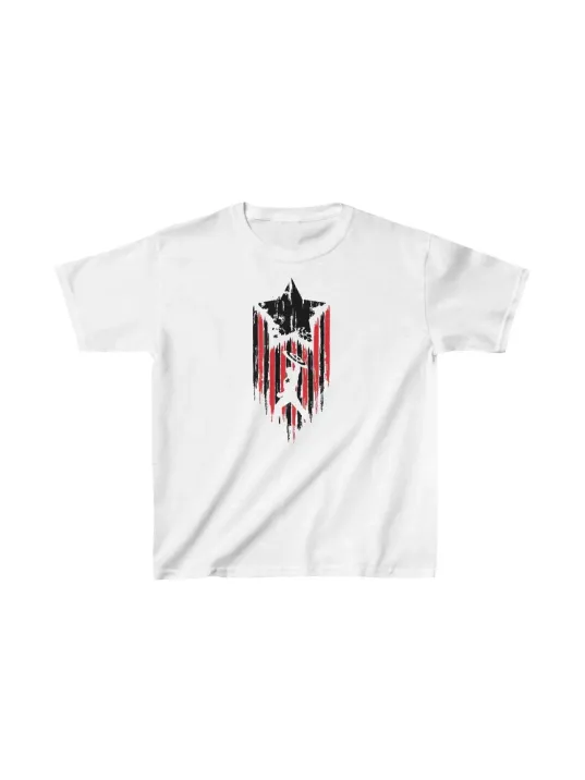 Unisex Çocuk Baskılı T-shirt - Beyaz