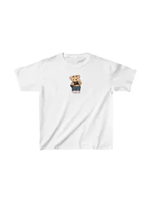 Unisex Çocuk Baskılı T-shirt - Beyaz