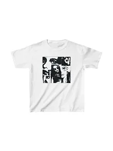 Unisex Çocuk Baskılı T-shirt - Beyaz