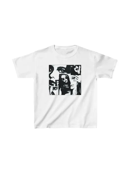 Unisex Çocuk Baskılı T-shirt - Beyaz Unisex Çocuk Baskılı T-shirt - Beyaz