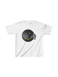 Unisex Çocuk Baskılı T-shirt - Beyaz