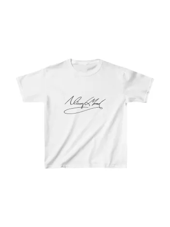 Unisex Çocuk Baskılı T-shirt - Beyaz