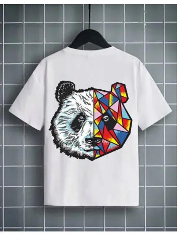 Unisex Çocuk Baskılı T-shirt - Beyaz