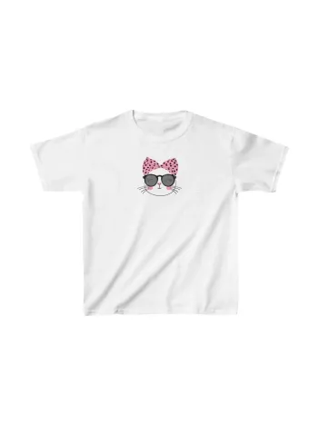 Unisex Çocuk Baskılı T-shirt - Beyaz