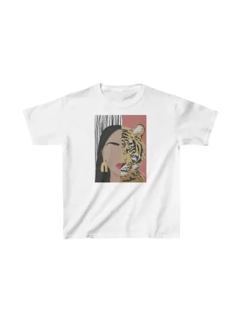 Unisex Çocuk Baskılı T-shirt - Beyaz