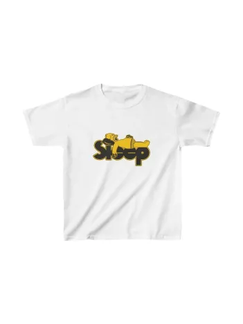 Unisex Çocuk Baskılı T-shirt - Beyaz