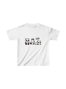 Unisex Çocuk Baskılı T-shirt - Beyaz