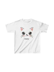 Unisex Çocuk Baskılı T-shirt - Beyaz