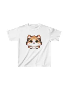 Unisex Çocuk Baskılı T-shirt - Beyaz